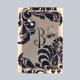 Classic Earring Holder - Personalized - Damask Design