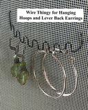 Hanging Earring Holder & Jewelry Organizer - Leaves Earring Holder Gallery  