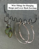 Wire Thingy accessory for hoop earrings by Earring Holder Gallery  