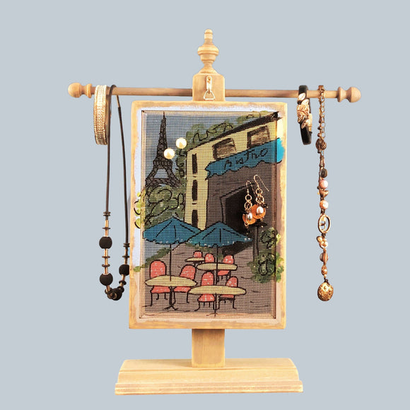 Classic Earring Holder - French Bistro Design