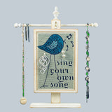 Classic Earring Holder - Sing Your Song Design