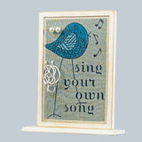 Classic Earring Holder - Sing Your Song Design
