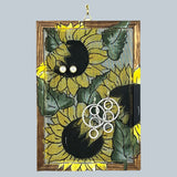 Classic Earring Holder - Sunflowers