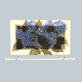 Deluxe Earring Holder with jewelry bar - Hydrangea Design - by Earring Holder Gallery