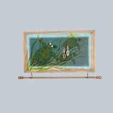 Deluxe Earring Holder with jewelry bar - Sea Turtles Design - by Earring Holder Gallery