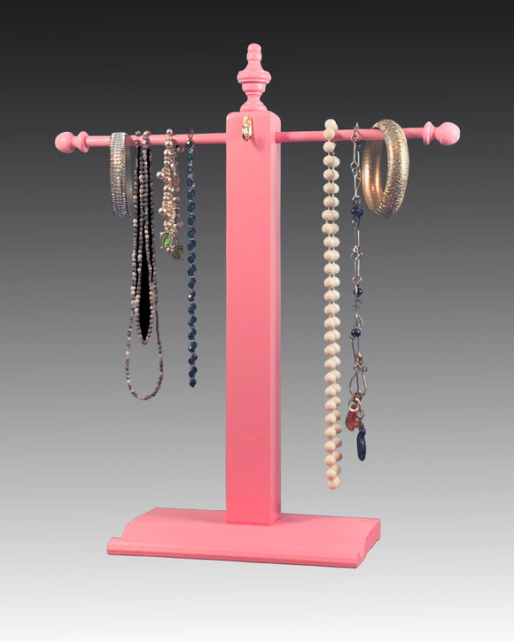 Necklace Stand - Pink Earring Holder Gallery  