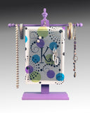 Necklace Stand - Purple Earring Holder Gallery  