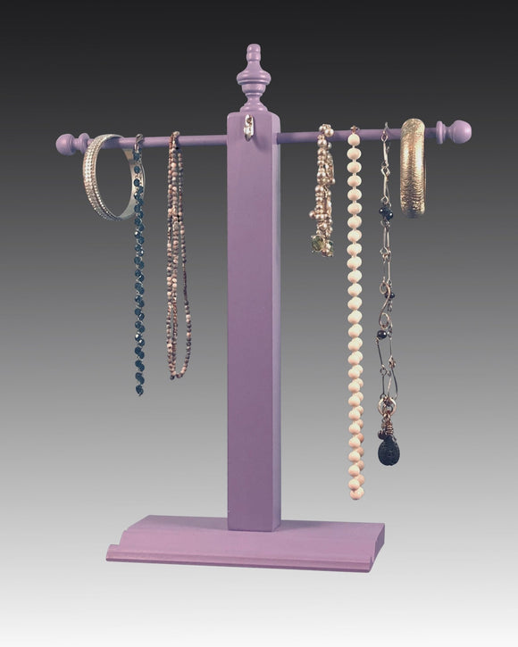 Necklace Stand - Purple Earring Holder Gallery  